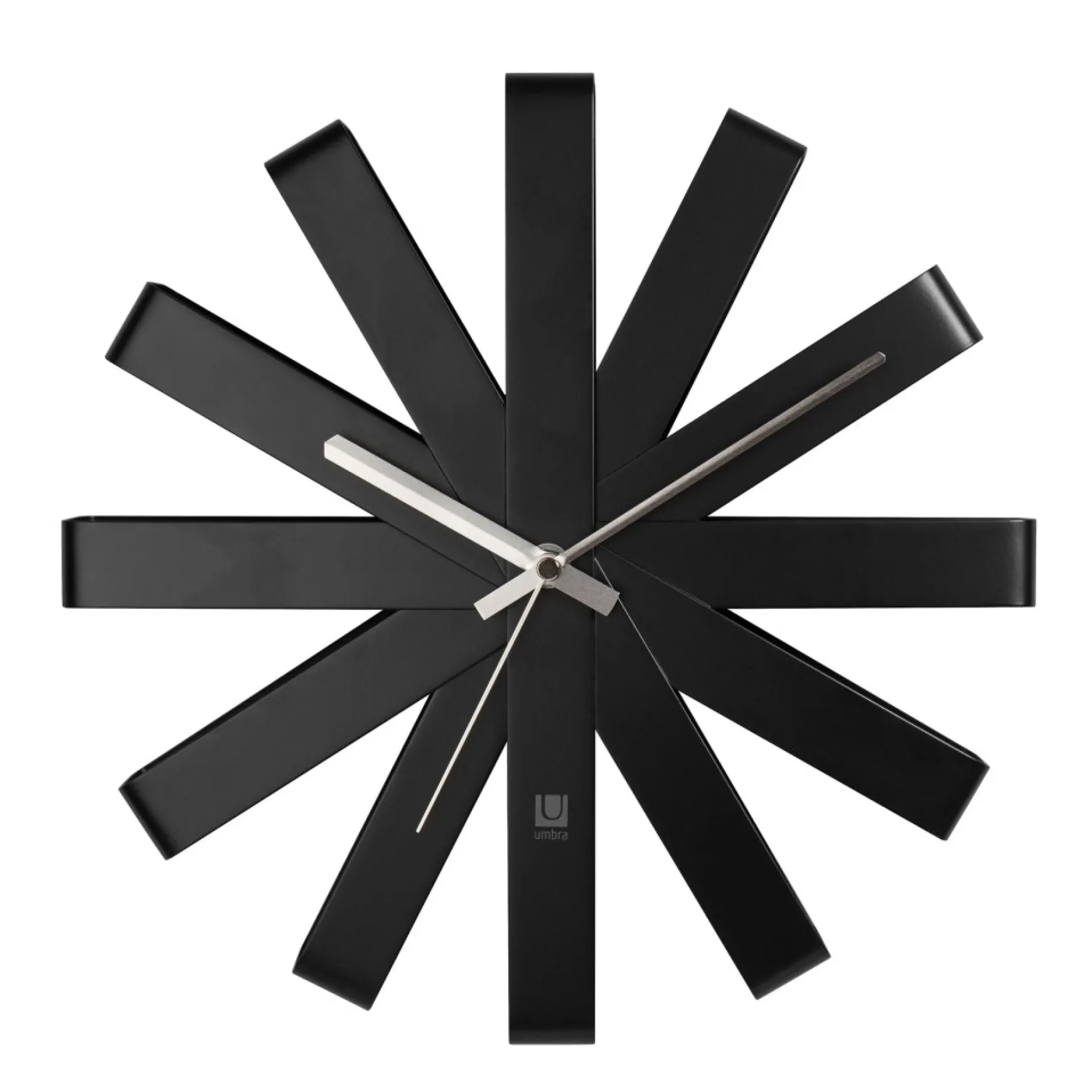 Clocks*Umbra 12" Clock Wall - Ribbon