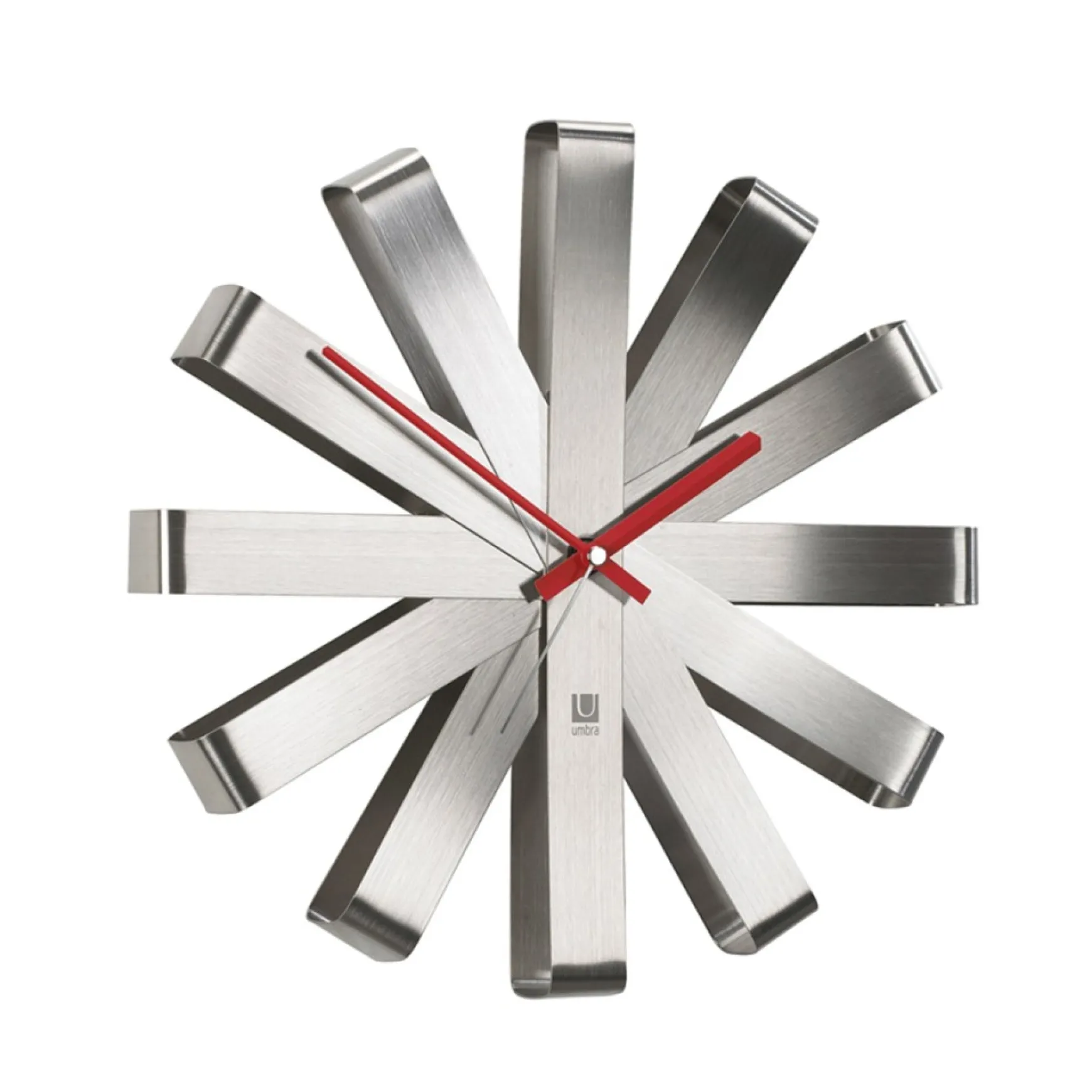 Clocks*Umbra 12" Clock Wall - Ribbon