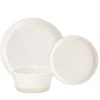 Dishware*Safdie & Co 2 Tone Dish Set - Cream