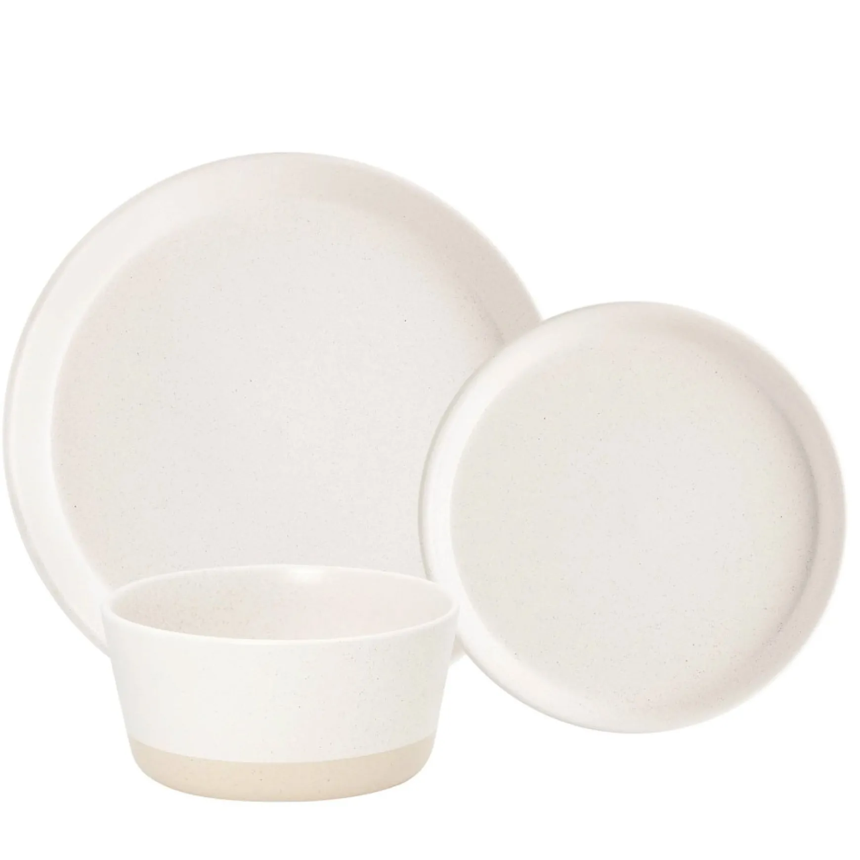 Dishware*Safdie & Co 2 Tone Dish Set - Cream