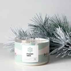 Scented Candles*Kozy x Three Wix & CO 3 Wich Candle - Frozen Lake