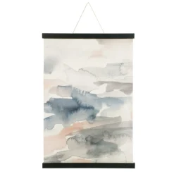 Canvases*Attitudes Import Abstract Canvas With Rope - Grey