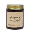 Decorative Candles*Attitudes Import 2 Amber Candle - Au Chalet
