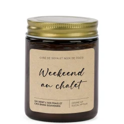 Decorative Candles*Attitudes Import 2 Amber Candle - Au Chalet