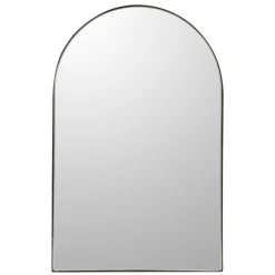 Mirrors*Attitudes Import 2 Arched Mirror - Black Metal Edge