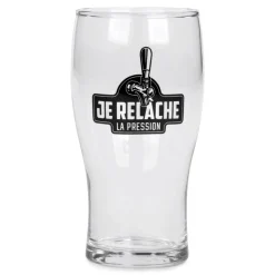 All For Beer*Attitudes Import 2 Beer Glass - Je Relache