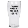 All For Beer*Attitudes Import 2 Beer Glass - Mon Six Pack