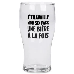 All For Beer*Attitudes Import 2 Beer Glass - Mon Six Pack