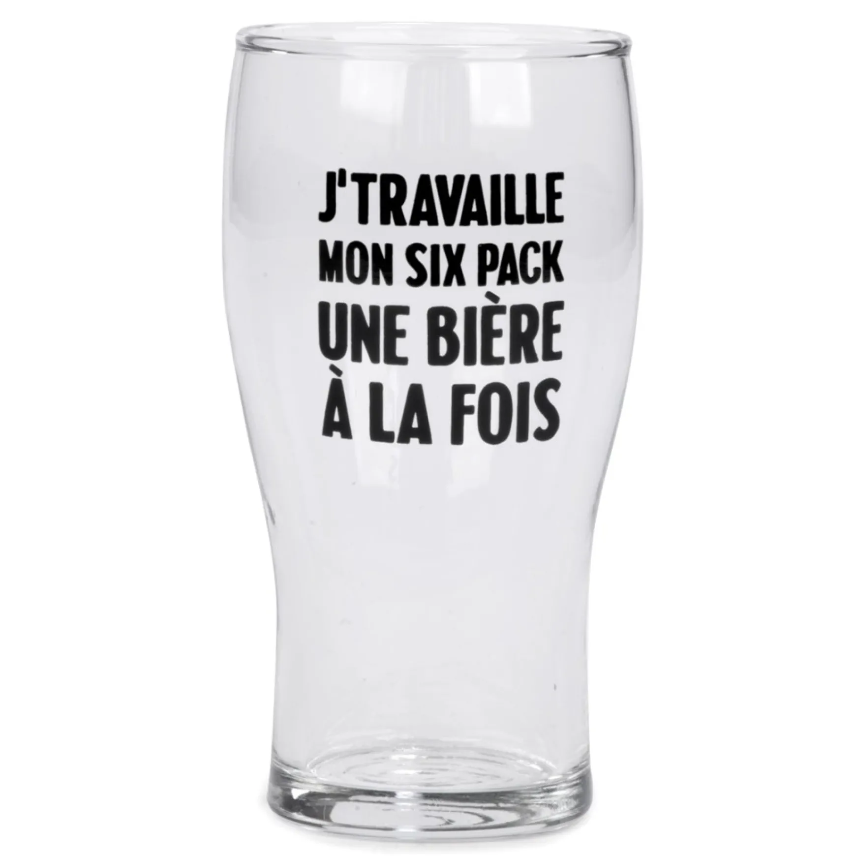 All For Beer*Attitudes Import 2 Beer Glass - Mon Six Pack
