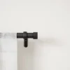 Poles & Curtains*Umbra Black Curtain Rod - Cappa