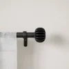 Poles & Curtains*Umbra Black Curtain Rod - Finn