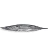 Plates, Trays & Containers*Attitudes Import Black Metal Deco Leaf