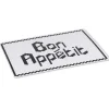 Tablecloths, Placemats & Napkins*Abbott Bon Appetit Placemat - Black And White