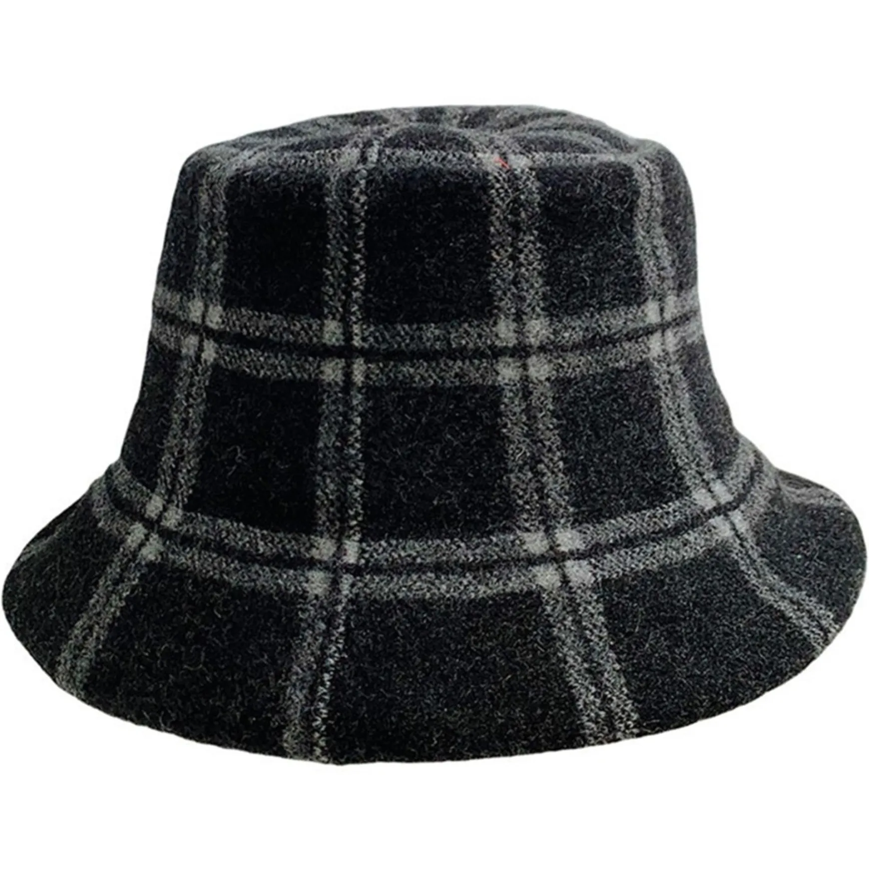 Scarves, Gloves & Hats*Pathz Bucket Hat - Black Plaid