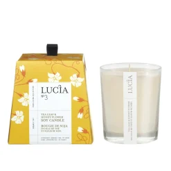 Scented Candles*Pure Living Candle 20H - Tea Leaf And Honey Flower