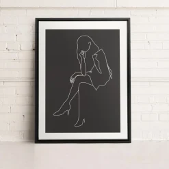 Canvases*Kozy X Oleka Canvas - Black Silhouette