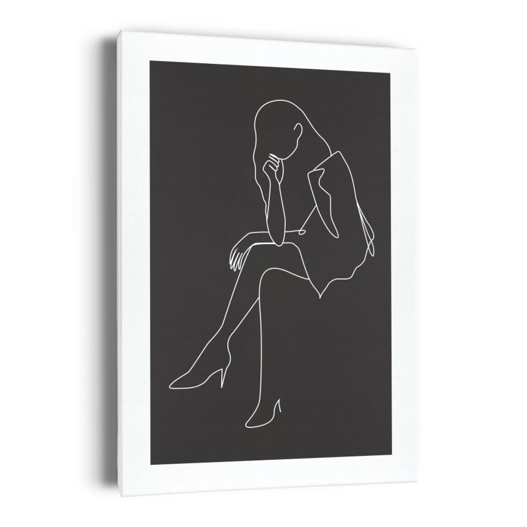 Canvases*Kozy X Oleka Canvas - Black Silhouette