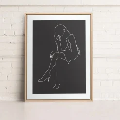 Canvases*Kozy X Oleka Canvas - Black Silhouette