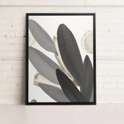 Canvases*Kozy X Oleka Canvas - Grey Foliage