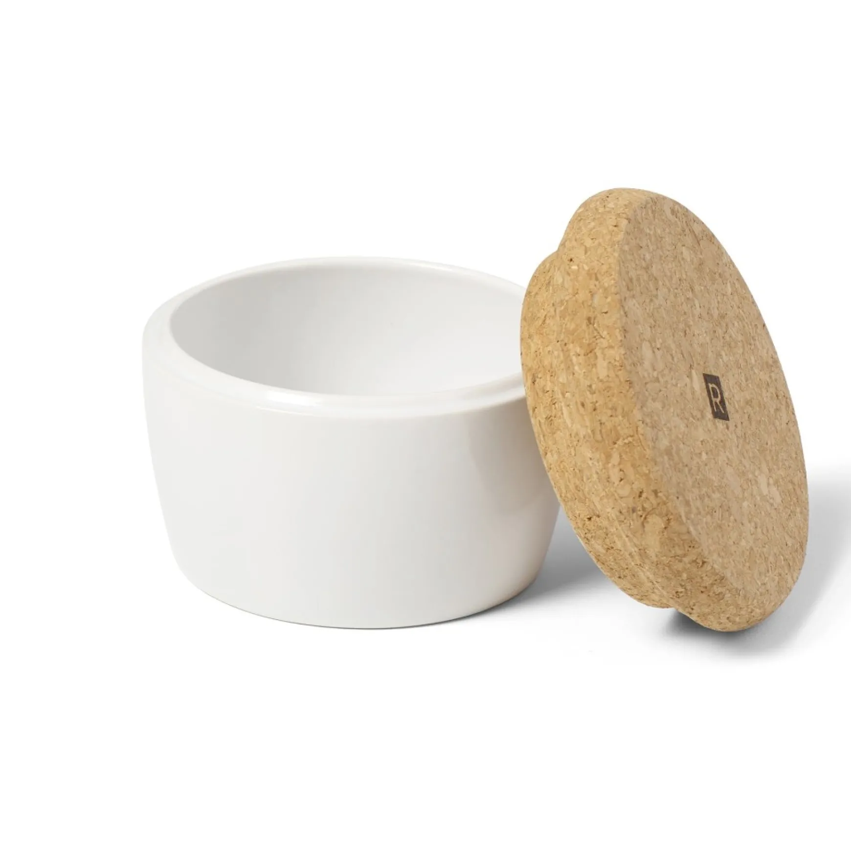 Salt & Pepper Shakers*Ricardo Ceramic And Cork Salt Hand