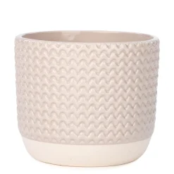 Vases & Pots*Attitudes Import 2 Ceramic Planter - Beige