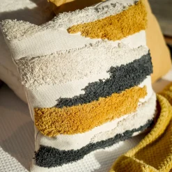 Cushions*Attitudes Import 2 Cushion - Boho Yellow