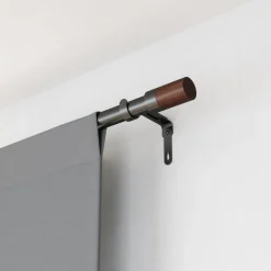 Poles & Curtains*Umbra Dark Grey Curtain Rod - Blok