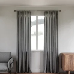 Poles & Curtains*Umbra Dark Grey Curtain Rod - Blok