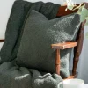 Cushions*Agence K Deluxe Knitted Cushion - Bottle Green