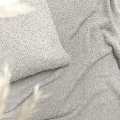 Throws*Agence K Deluxe Knitted Throw - Grey