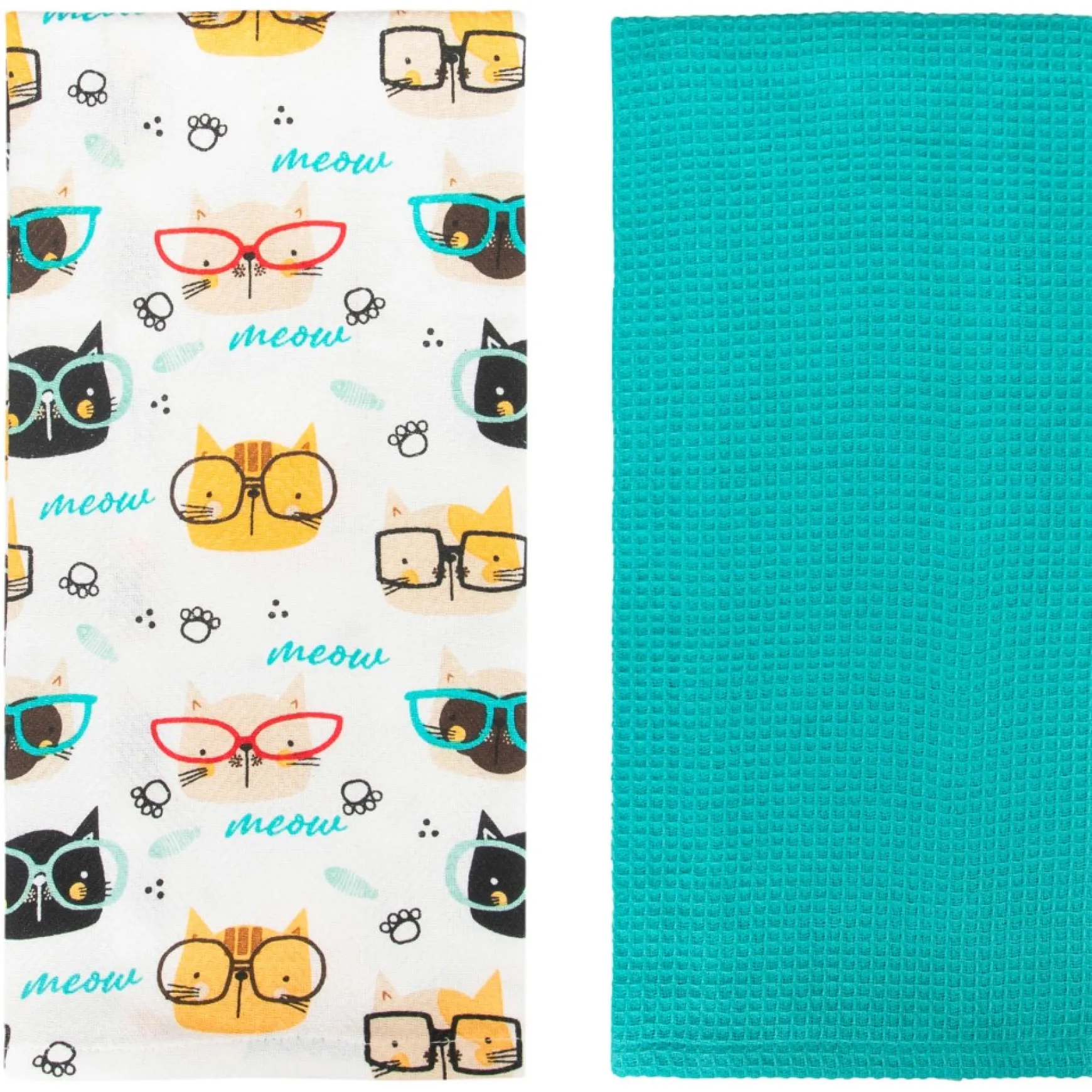 Household Linens*Safdie & Co Dish Cloths - Cats