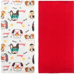 Household Linens*Safdie & Co Dish Cloths - Dogs