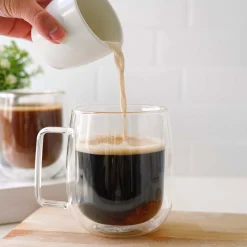 Mugs*Agence K Double Wall Coffee Cups 400 Ml - Set Of 2