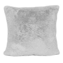 Cushions*Agence K Fake Rabbit Fur Cushion - Grey