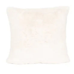 Cushions*Agence K Fake Rabbit Fur Cushion - Ivory