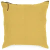 Cushions*Agence K Faux Suede Cushion - Yellow