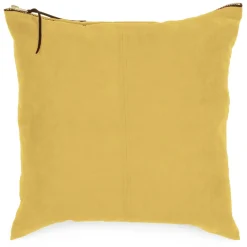 Cushions*Agence K Faux Suede Cushion - Yellow