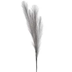 Dried Stems & Flowers*Attitudes Import 2 Feather Branch - Grey