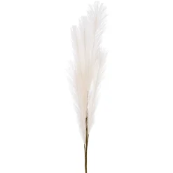 Dried Stems & Flowers*Attitudes Import 2 Feather Branch - Salmon