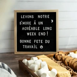 Decorative Objects*Ricardo Felt Board - Interchangeable Letters