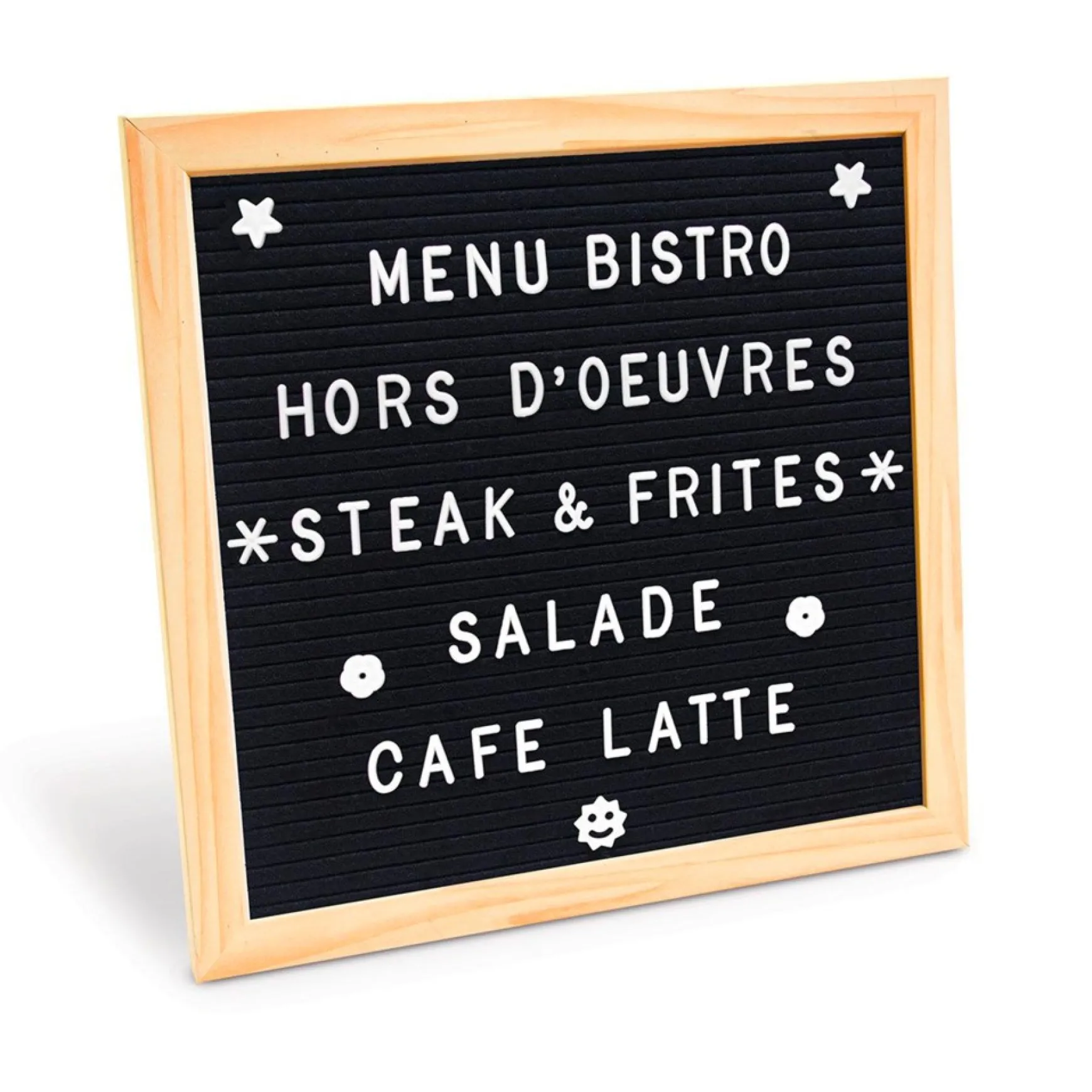 Decorative Objects*Ricardo Felt Board - Interchangeable Letters