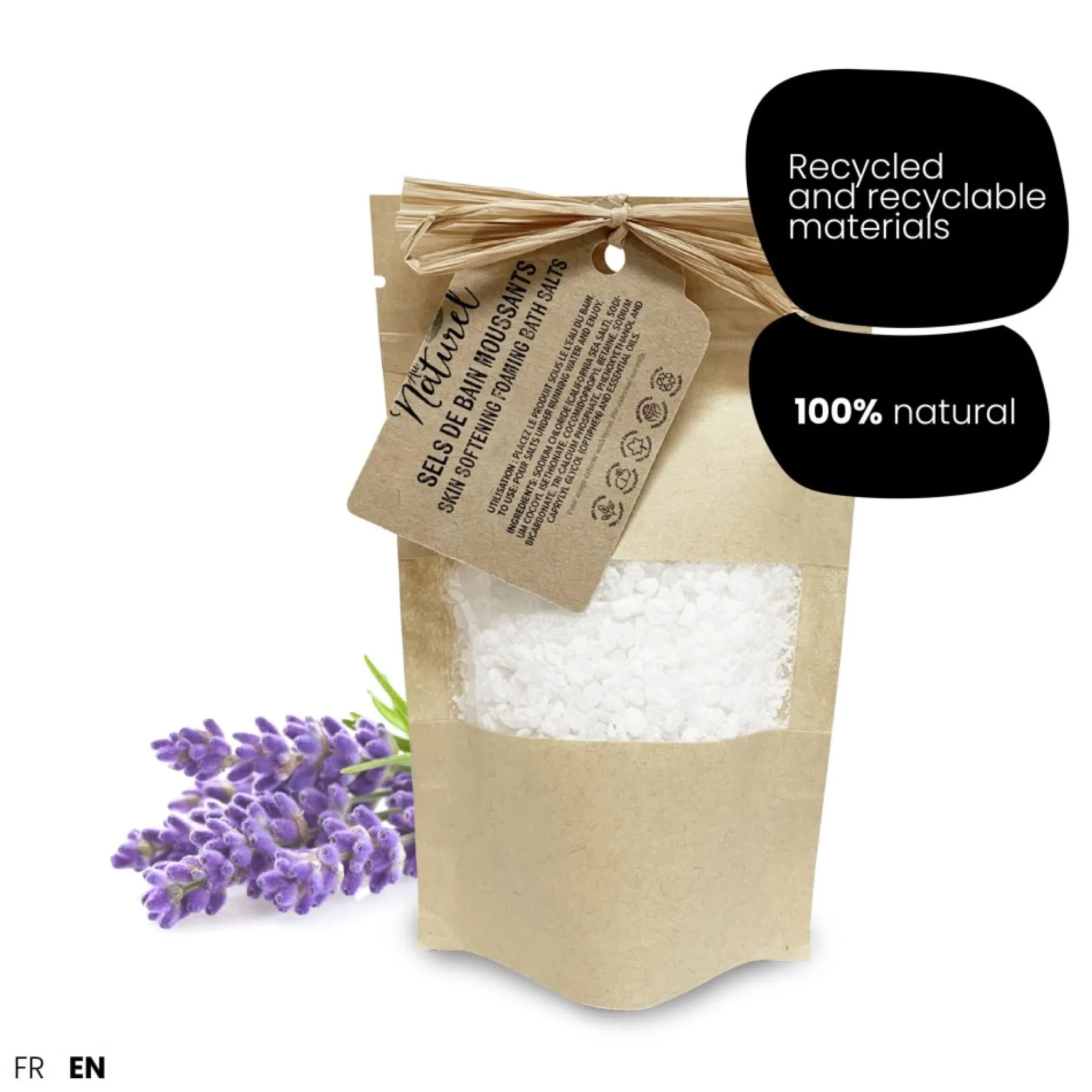 Bath Products*Au Naturel Foaming Bath Salt - Lavender
