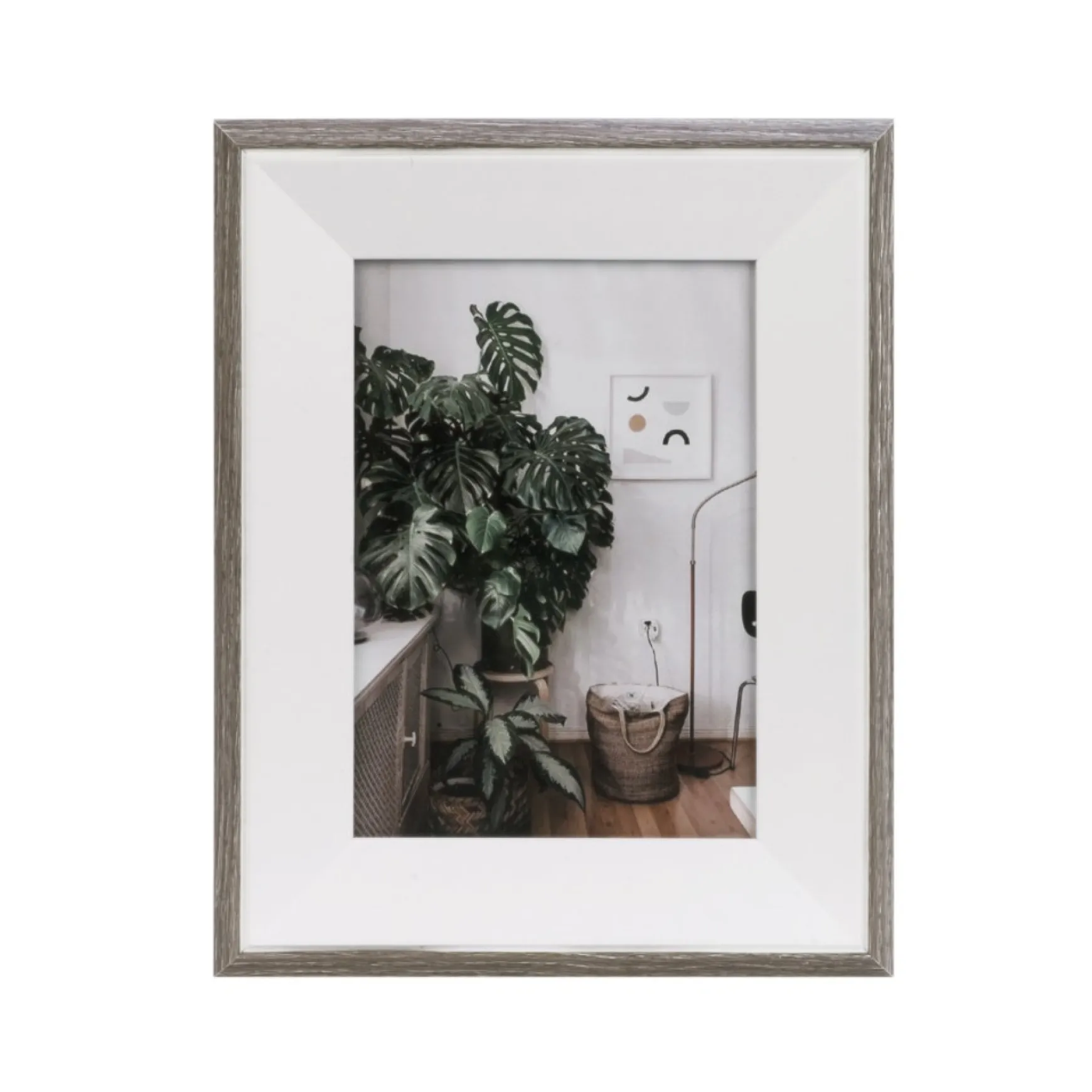 Plates & Wall Frames*Attitudes Import Foliage Frame - Brown And White