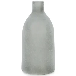 Vases & Pots*Attitudes Import 2 Frosted Glass Vase - Grey