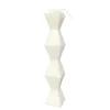 Decorative Candles*Nostalgia Import Geo Candle - White