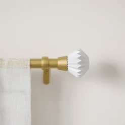 Poles & Curtains*Umbra Gold Curtain Rod - Pleat
