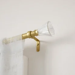 Poles & Curtains*Umbra Gold Curtain Rod - Tutu