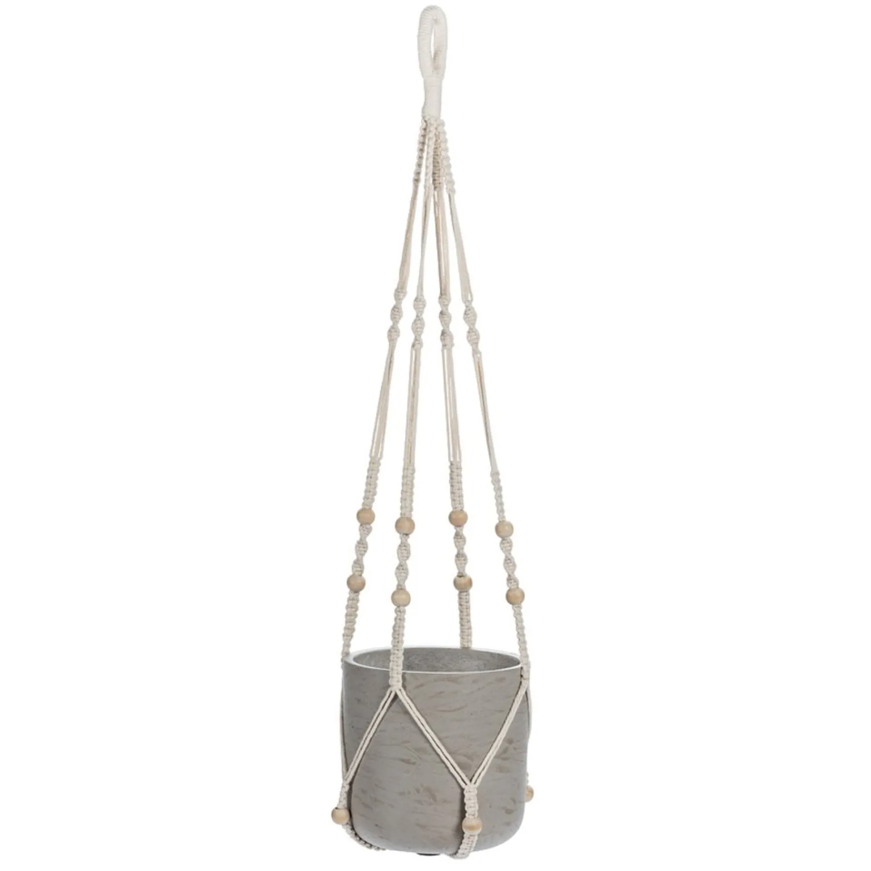 Planters*Abbott Hanging Macrame With Beads