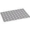 Tablecloths, Placemats & Napkins*Abbott Hexagon And Round Placemat - Black And White