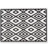 Tablecloths, Placemats & Napkins*Abbott Hexagon Placemat - Black And White